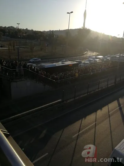 Metrobüs çilesi devam ediyor! Altunizade...