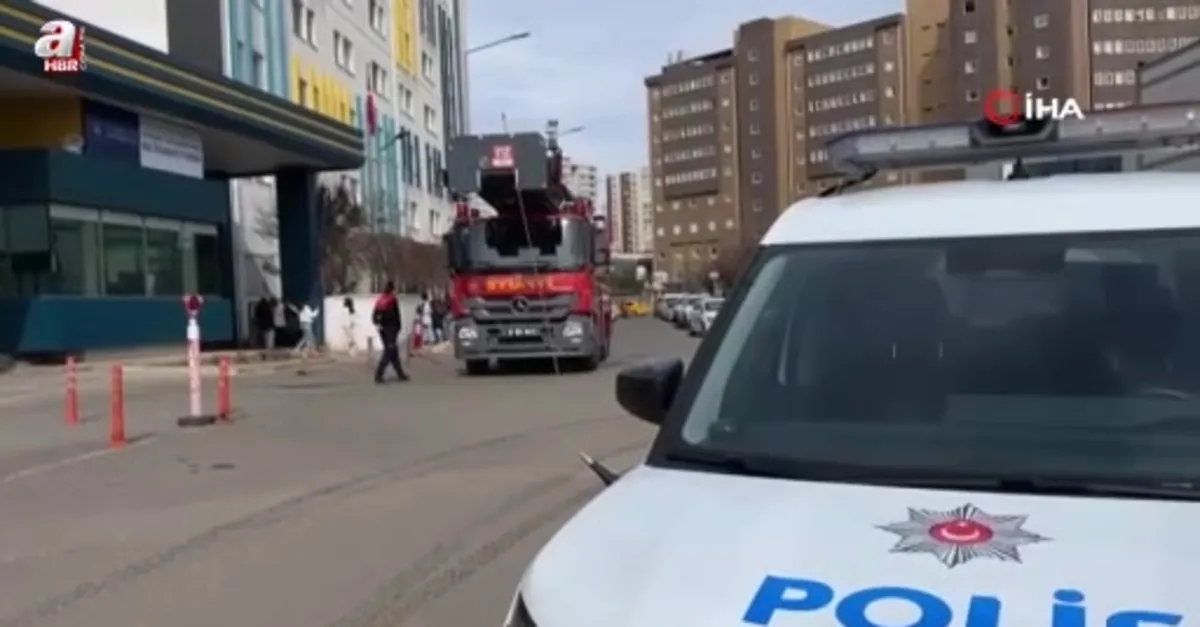 Kız yurdunda yangın paniğe neden oldu