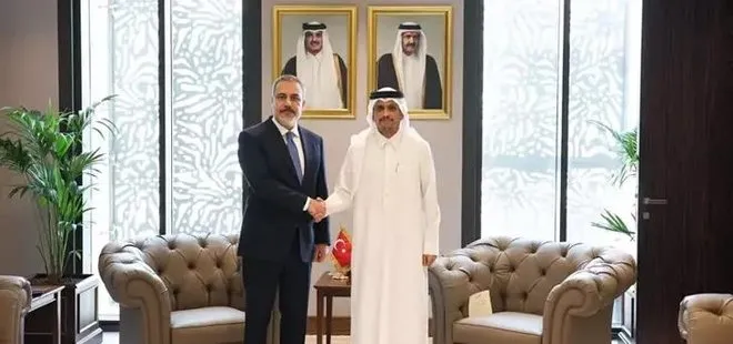 Bakan Fidan Katarlı mevkidaşı Al Sani ile görüştü!