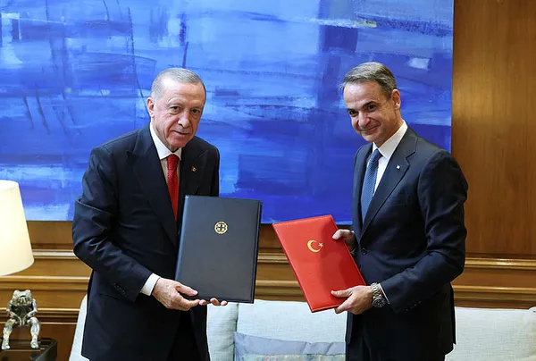 Atina’da Başkan Erdoğan ile A Haber’in Yunan muhabiri Manolis Kostidis arasında dikkat çeken diyalog