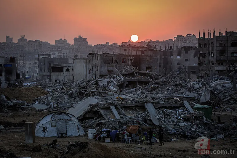 Gazze'de ölüm ve yaşam arasında bir çizgi! Bölgenin yüzde 50'sini kapsıyor 9