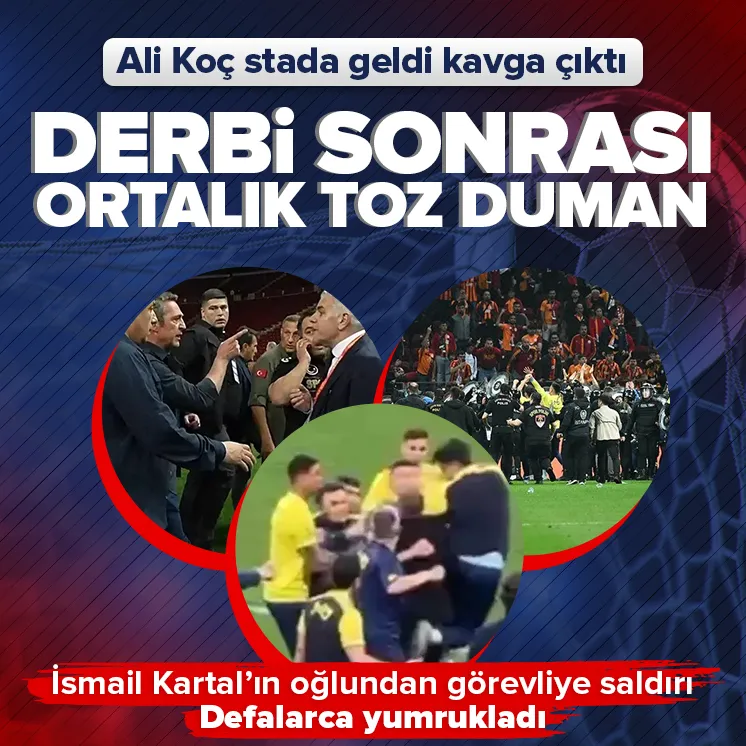 Ali Koç Galatasaray stadına geldi! Ortalık karıştı
