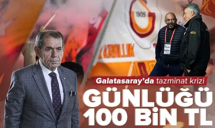 Galatasaray’da yeni tazminat şoku! Ayrılığın faturası dudak uçuklattı | Günlüğü 100 bin TL