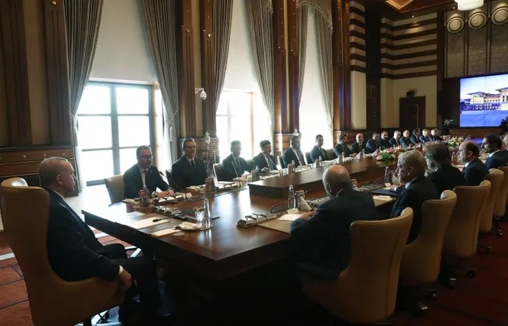 Başkan Erdoğan Kulüpler Birliği üyelerini kabul etti