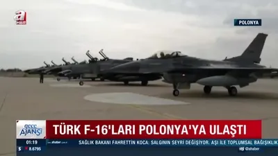Türk F-16’ları Polonya’da