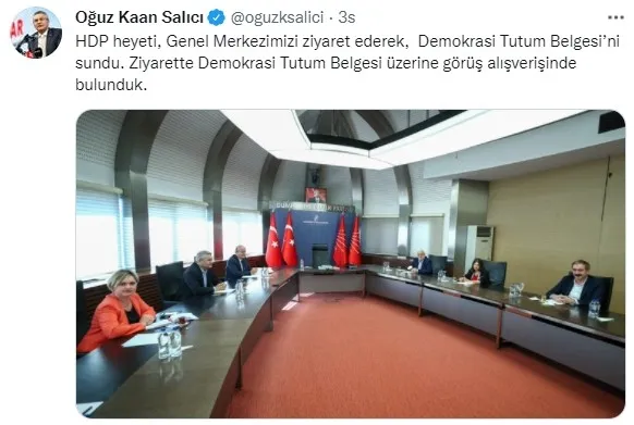 HDP’den CHP’ye Demokrasi Tutum Belgesi ziyareti! Kemal Kılıçdaroğlu değerli buluyoruz demişti...
