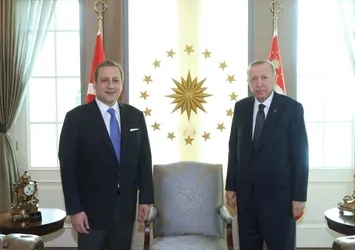 Son dakika: Başkan Erdoğan Galatasaray Kulübü Başkanı Burak Elmas'ı kabul etti