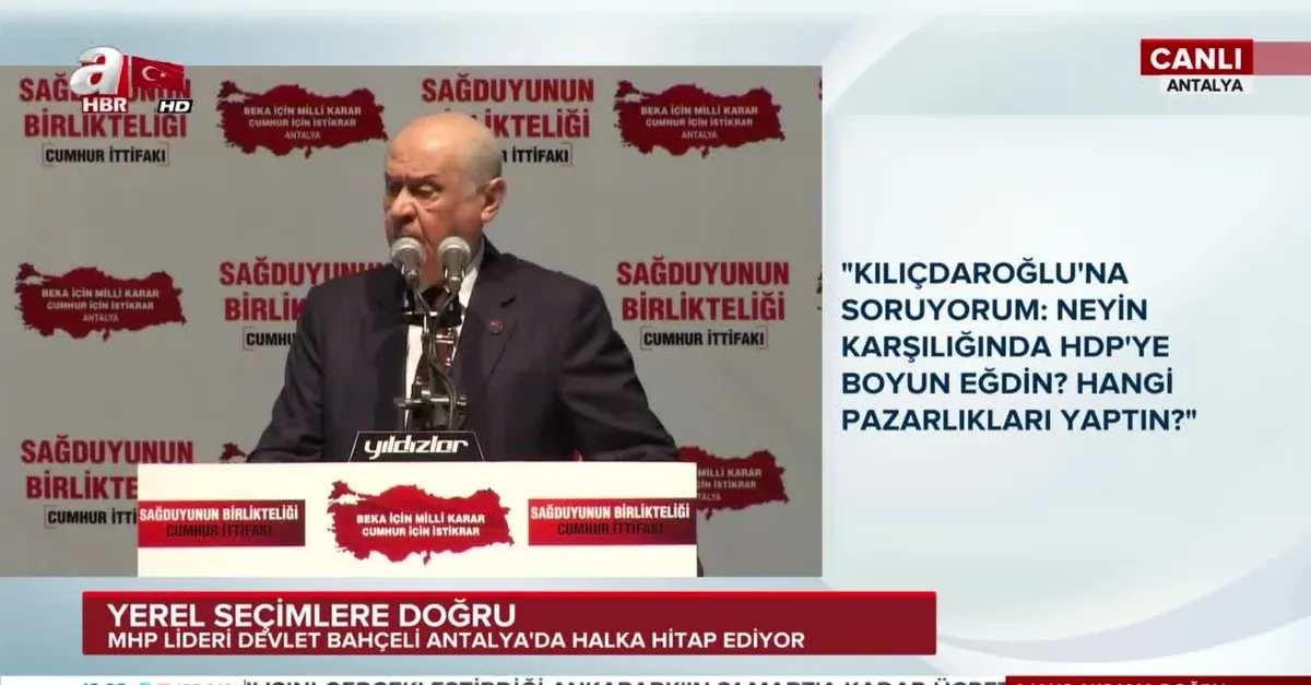 Bahçeli'den Kılıçdaroğlu'na sert sözler!