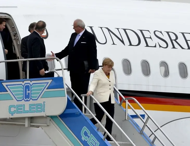 Merkel İstanbul’a geldi