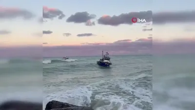 Balıkçı teknesi karaya oturdu!