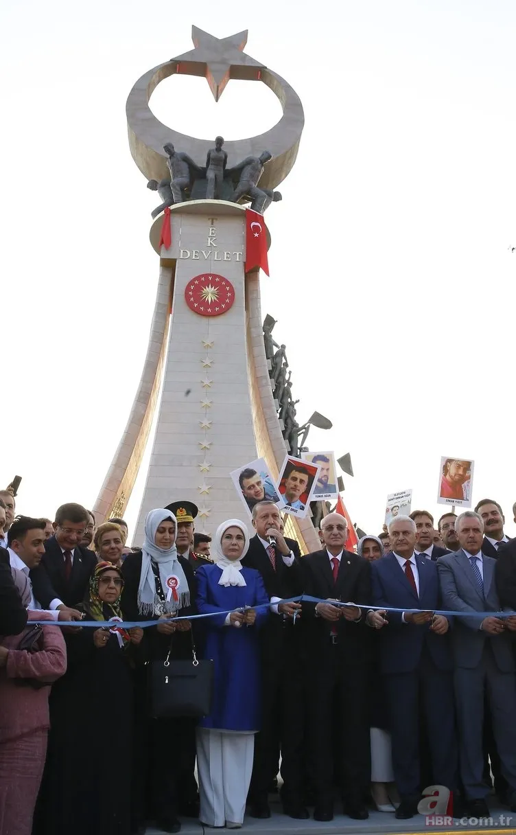 Beştepe'deki Şehitler Abidesi açıldı! Bakın o semboller ne anlama geliyor 2