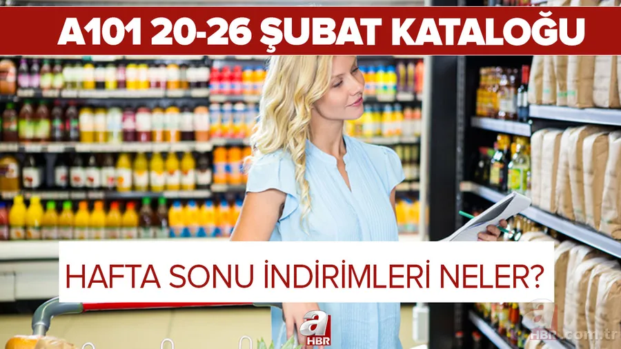 A101 hafta sonu kampanyaları sürprizlerle dolu! 20-26 Şubat A101 aktüel ürünler kataloğunda neler var? 1