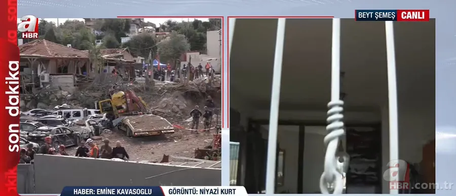 İran'dan Beyt Şemeş'e füze darbesi! A Haber yıkımı görüntüledi 8