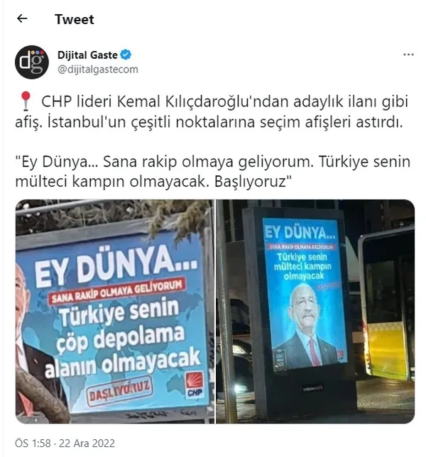 Meral Akşener için masayı dağıtma vakti mi? Kılıçdaroğlu’nun adaylık afişleri asıldı