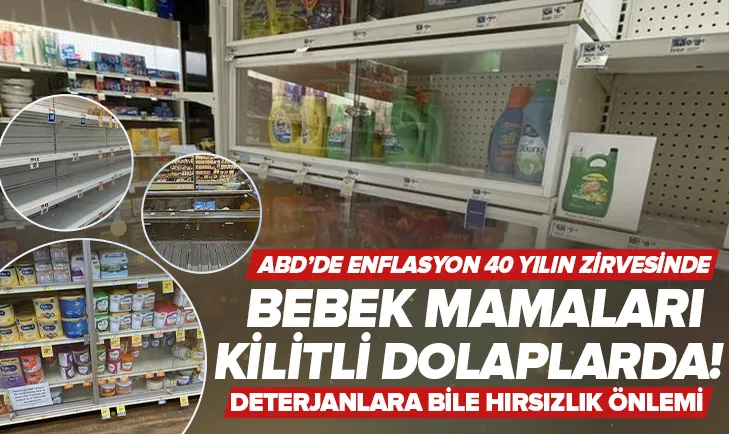 Bebek mamaları ve deterjanlar kilitli dolaplarda!