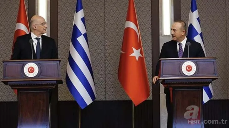 Dışişleri Bakanı Mevlüt Çavuşoğlu ve Yunan Mevkidaşı Nikos Dendias'ı manşetten verdiler! Yunan medyasında skandal ifadeler