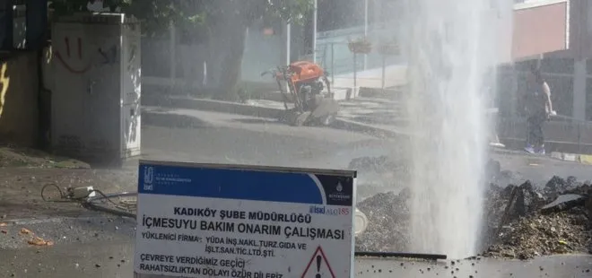 İSKİ Ataşehir’de su borusunu patlattı! Skandal görüntüler