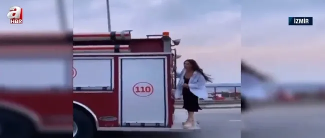 İzmir itfaiyesinde skandal görüntüler: 3 kadın aracı kullanıp video çektiler! Soruşturma başlatıldı - 1