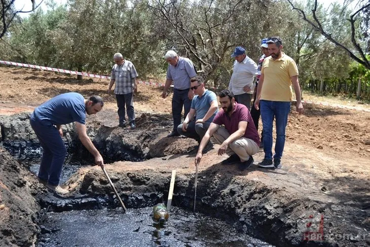 Su için açılan sondaj kuyusundan kaliteli petrol çıktı! Manisa’da petrol sevinci