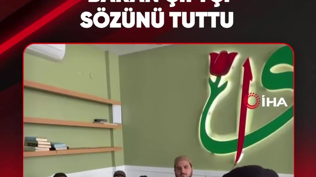 BAKAN ÇİFTÇİ SÖZÜNÜ TUTTU