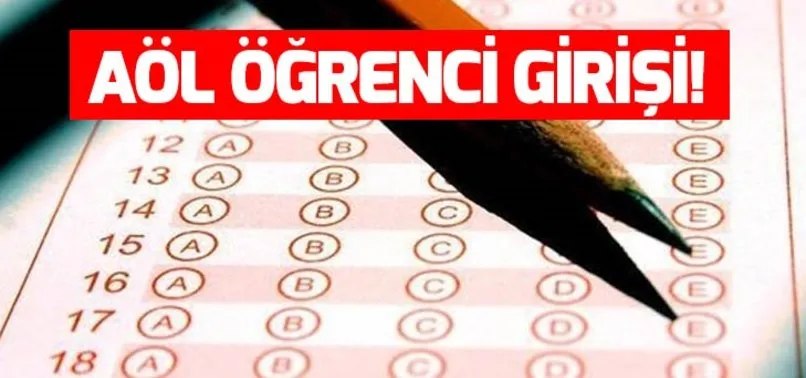 AÖL öğrenci girişi: AÖL sınav sonucu öğren! Açık Öğretim Lisesi 1. dönem notları!