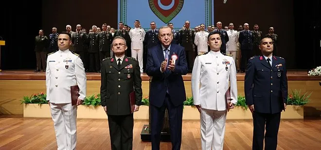 Başkan Erdoğan Milli Savunma Üniversitesi Kurmay Subay Mezuniyet Töreni’nde konuştu