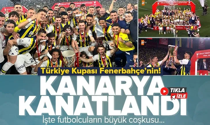 Türkiye Kupası’nı Fenerbahçe kaldırdı