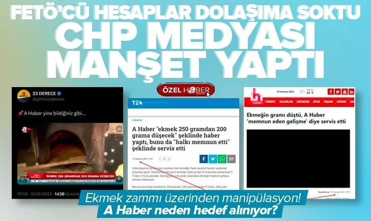 CHP yandaşı medyanın hedefi yine A Haber