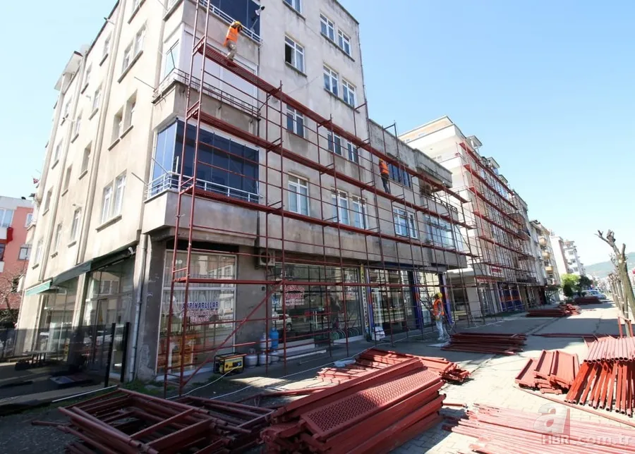 Karadeniz Sahil Yolu'ndaki binalara estetik görünüm kazandıracak proje 6