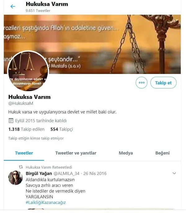 İşte firari FETÖ'cü Zekeriya Öz'ün trollük yaptığı Twitter hesabı - 1