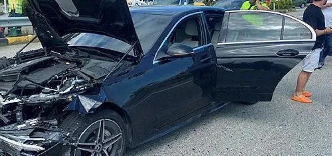Galatasaraylı futbolcu Barış Alper Yılmaz, Giresun’da trafik kazası geçirdi