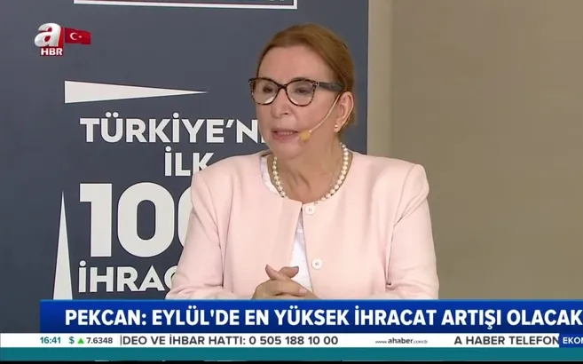 Bakan Pekcan: İhracatta kayda değer bir performansla yolumuza devam ediyoruz