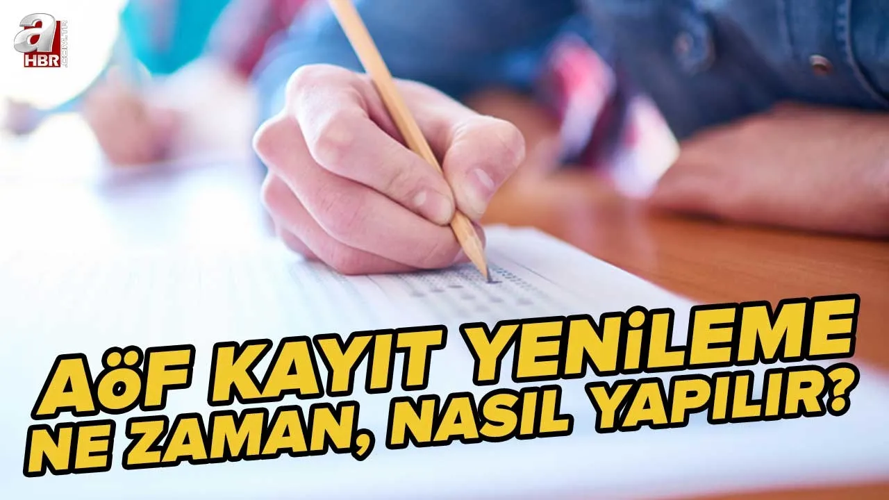 AÖF KAYIT YENİLEME EKRANI | 2022-2023 AÖF kayıt yenileme nasıl yapılır? Açıköğretim üniversite kayıt son gün ne zaman?
