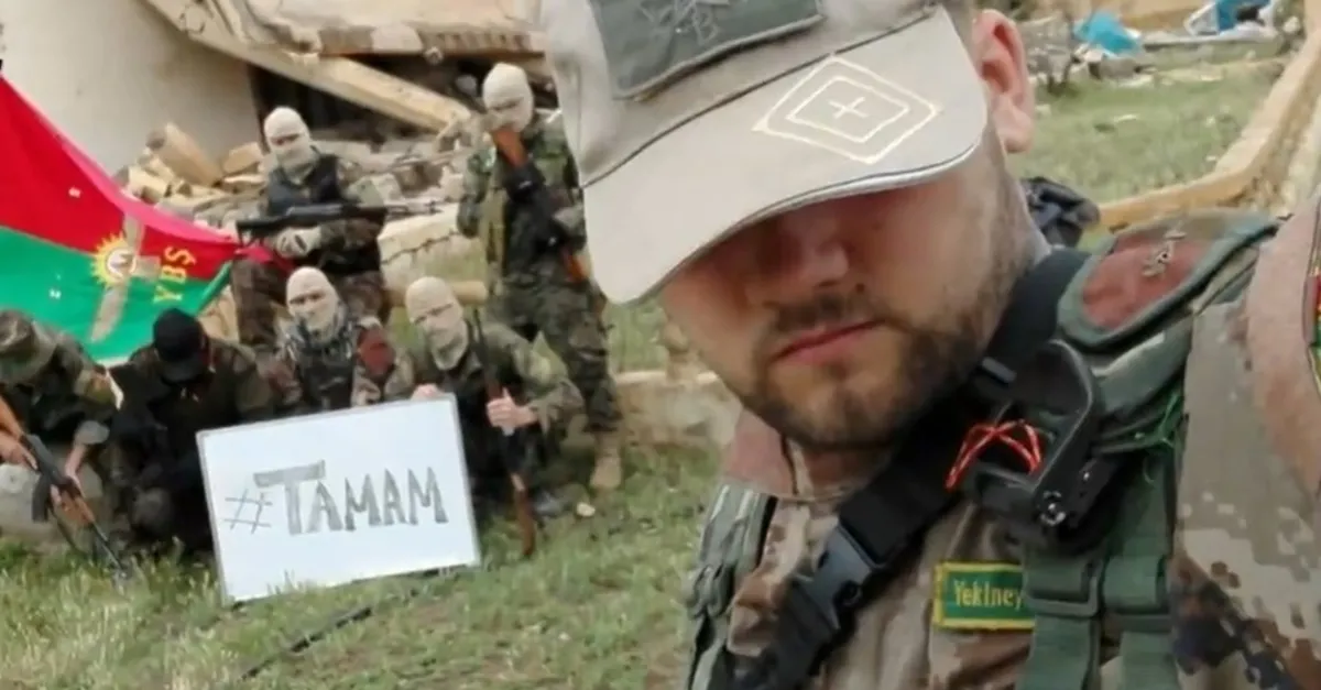 YPG safında Alman sniper'ı! Kod adı: Sidar