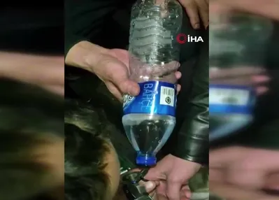 Parmağına sıkışan yüzüğü itfaiye çıkardı