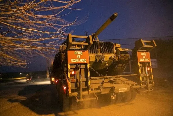 Suriye sınırına tank sevkiyatı - 2