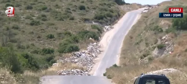 Çeşme’de çevre kirliliği! Moloz ve hafriyat ormanlık alana dökülüyor - 4