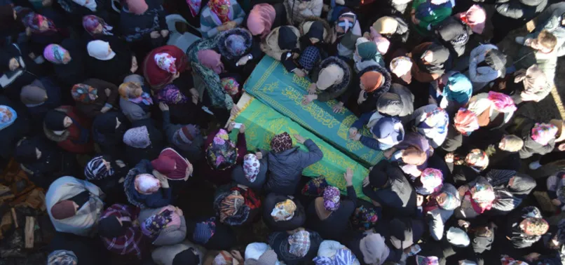 Kuzey Marmara Otoyolu'ndaki kazada hayatını kaybedenlerden 2’si Giresun’da toprağa verildi