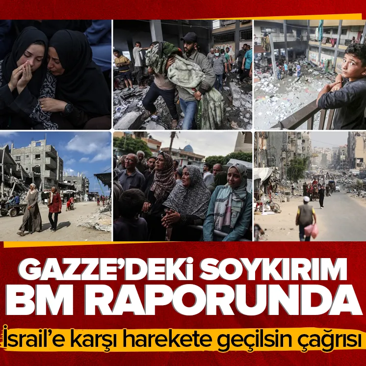 Gazzede yapılan soykırım BM raporunda