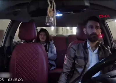 Taksici ile yolcu arasında ’adres’ kavgası