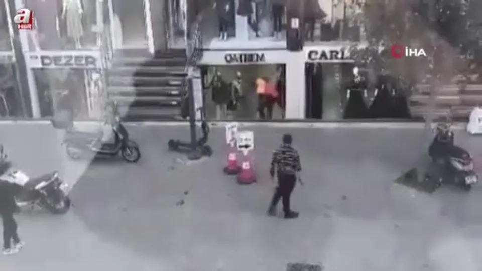 Güngören’de dehşet anları kamerada