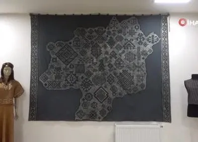 Sivas’ın kilim motifleri haritaya işlendi