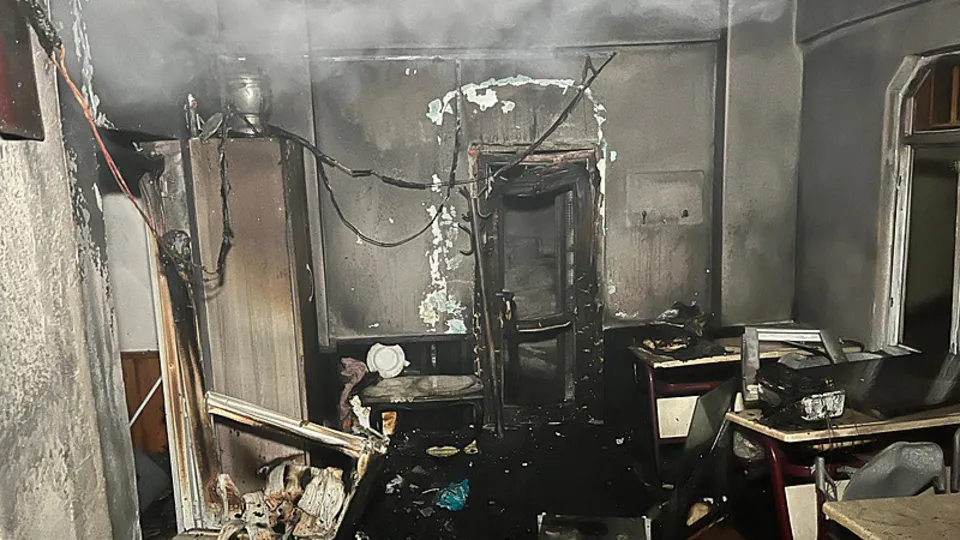 Dilovası'nda sahur vakti camide korkutan yangın