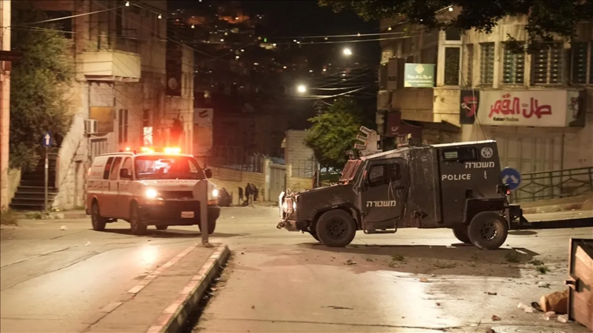 İsrail ordusunun Batı Şeria'daki baskınında Filistinli yaralandı