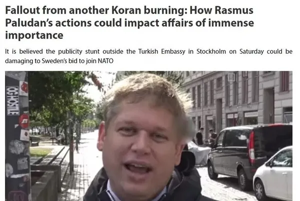 Rasmus Paludan'dan yine Kur'an-ı Kerim'e alçak saldırı! Danimarka basını yangın yeri: Aptal | İsveç'ten akılalmaz sözler: Üzüldüyseler 100 tane daha yakın - 5