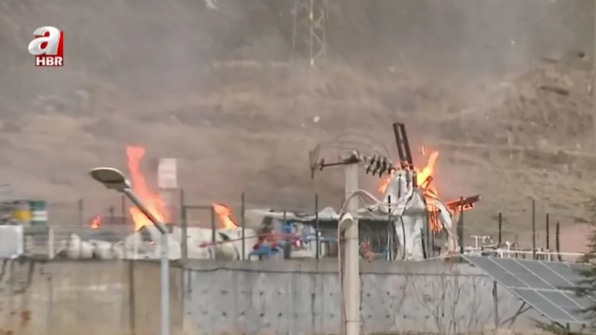 Kırıkkale'de fabrika yangını