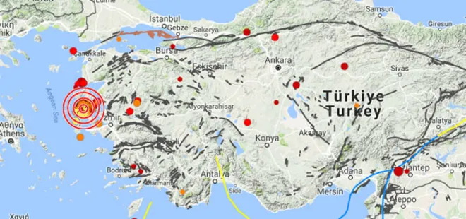 Ege Denizi'nde deprem!