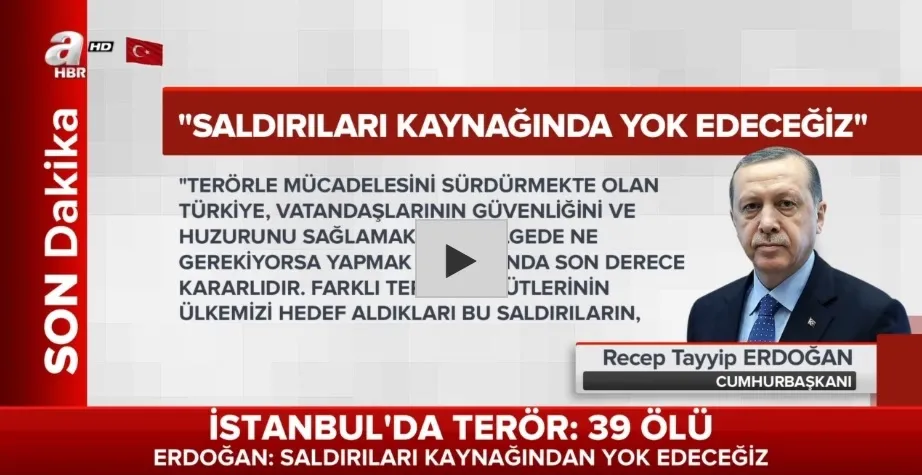 Erdoğan: Terörü kaynağından yok edeceğiz - 1