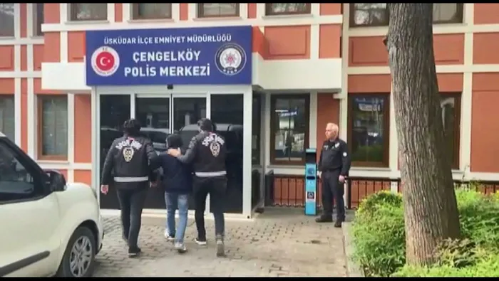 Trabzonspor bayrağını indirmeye çalışan Rambo Okan gözaltına alındı