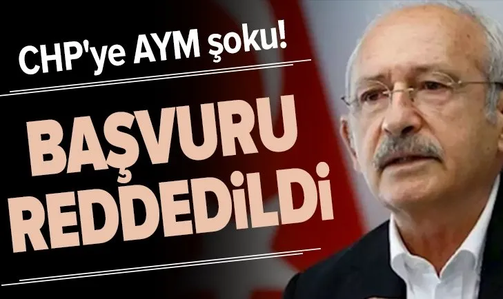 Anayasa Mahkemesi CHP’nin KHK başvurusunu reddetti